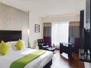 TV a/nebo společenská místnost v ubytování HYCINTH Hotels