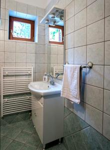 Ένα μπάνιο στο Villa Meeresblick