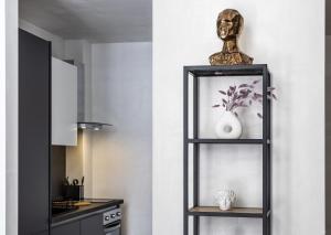 Kuchyň nebo kuchyňský kout v ubytování Lior Apartment