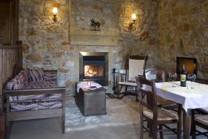 A seating area at Klymeni Traditional Homes