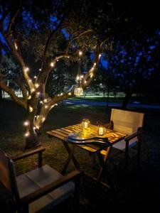 Κήπος έξω από το River rooms kriaritsi