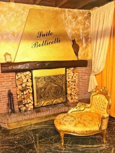 Posezení v ubytování SUITE BOTTICELLI