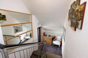Ένα ή περισσότερα κρεβάτια σε δωμάτιο στο Apartment WOLF
