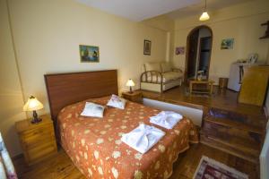 Кровать или кровати в номере Kleo Boutique Otel Kalkan