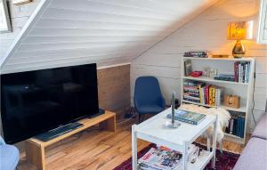 TV a/nebo společenská místnost v ubytování 4 Bedroom Beautiful Home In Leknes