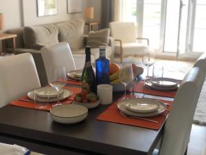 Posezení v ubytování Los Robles de Los Arqueros golf 3 bedrooms apartment.