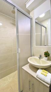 Koupelna v ubytování Apartahotel222 Pereira 401