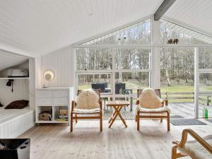 Χώρος καθιστικού στο 6 person holiday home in Fjerritslev-By Traum