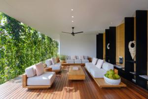 Posezení v ubytování Origin Ubud