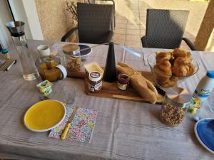 Jedlo v ubytovaní bed & breakfast alebo blízkom okolí
