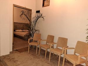 אזור ישיבה ב-The Surf Access Guest House