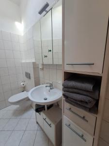 Koupelna v ubytování Apartments Pavlovic