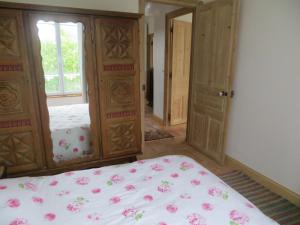 Postel nebo postele na pokoji v ubytování Villa Crozon 6 à 8 pers vue mer + 1 fotografie