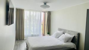 Voodi või voodid majutusasutuse Apartement Aisa toas