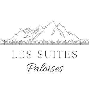 um desenho de montanhas e as palavras menos superfícies paralelas em Les Suites Paloises - Appt. 4 : Le Parc Beaumont em Pau