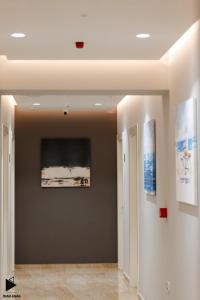 TV a/nebo společenská místnost v ubytování Hotel Alpha