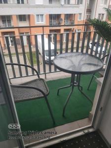 Balkón alebo terasa v ubytovaní Plage apartman