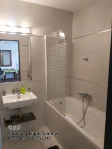 Kúpeľňa v ubytovaní Plage apartman