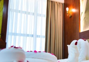 En eller flere senger på et rom på MIRANDA HOTEL - Tanger