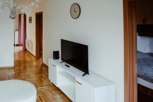 TV a/nebo společenská místnost v ubytování Apartman Hana