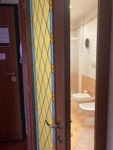 Koupelna v ubytování JFK b & b