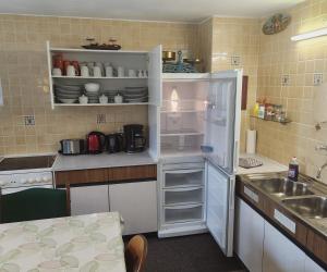 Kuchyň nebo kuchyňský kout v ubytování Ferienhaus Wechner