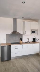A kitchen or kitchenette at Apartamentos NayDa N4 de 2 habitaciones