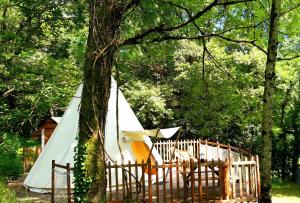 Le tipi à Marie, déconnectez- vous !!!外面的花园