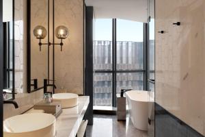 Koupelna v ubytování Sheraton Xi'an Chanba