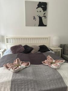 Posteľ alebo postele v izbe v ubytovaní Dora apartment near Buda Castle with PARKING!
