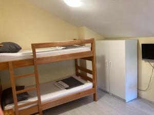 Postel nebo postele na pokoji v ubytování Hostel Jedvaj