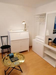 Maisonnette de charme entre plages et estuaire客房内的一张或多张床位