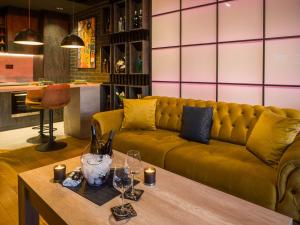 Posezení v ubytování PAUZA apartman + 54 fotografií