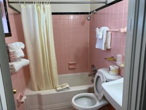 Koupelna v ubytování RANGER MOTEL