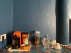 a table with a blender and other items on it at La Dimora di Corso Marconi in Fermo