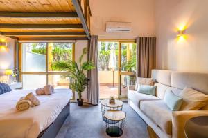 Posedenie v ubytovaní OleHolidays 406 Loft Romana Playa junto al mar