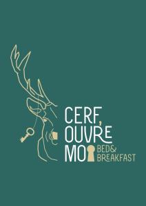 una foto de un pájaro con las palabras cuidado consejo ciclomotores late desayuno en Cerf, ouvre-moi B&B en Rochefort