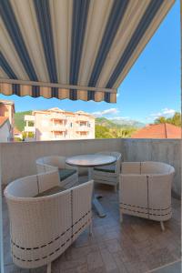 En balkon eller terrasse på Apartments Pean