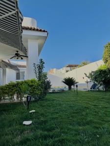 A garden outside Luxor Rose Villa