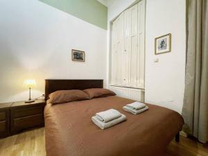 Posteľ alebo postele v izbe v ubytovaní A10 Budapest Center Aparthotel