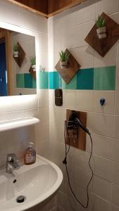 Bilik mandi di Ostseeparadies Sierksdorf Wohnung Mystic Ferienpark +11 gambar