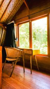 Posezení v ubytování Majango Bungalows