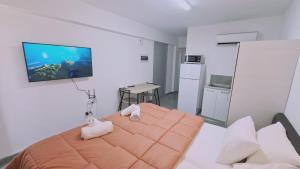 Kuchyň nebo kuchyňský kout v ubytování STAY Napa Living Studios