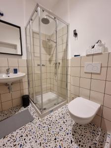 Baðherbergi á Three Rooms Alghero