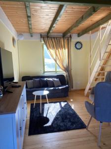 Zona d'estar a Klimatisierte Familienchalets am Millstätter See