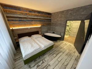 Koupelna v ubytování Hotel Lugsteinhof