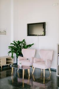 Posezení v ubytování Zephyros Hotel