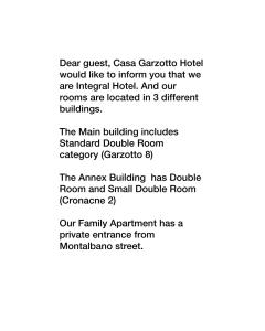 a screenshot of a cell phone screen showing the main building modulesennaoutine room sanctuary at Hotel Casa Garzotto in Rovinj