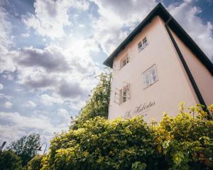 a building with the sky in the background at Sv. Hubertus in Český Krumlov