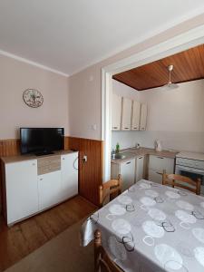 Kuchyň nebo kuchyňský kout v ubytování Apartment Hinic